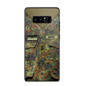 Personalized German Soldier Phone Case Printed 22JUL-HQ04