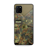 Personalized German Soldier Phone Case Printed 22JUL-HQ04