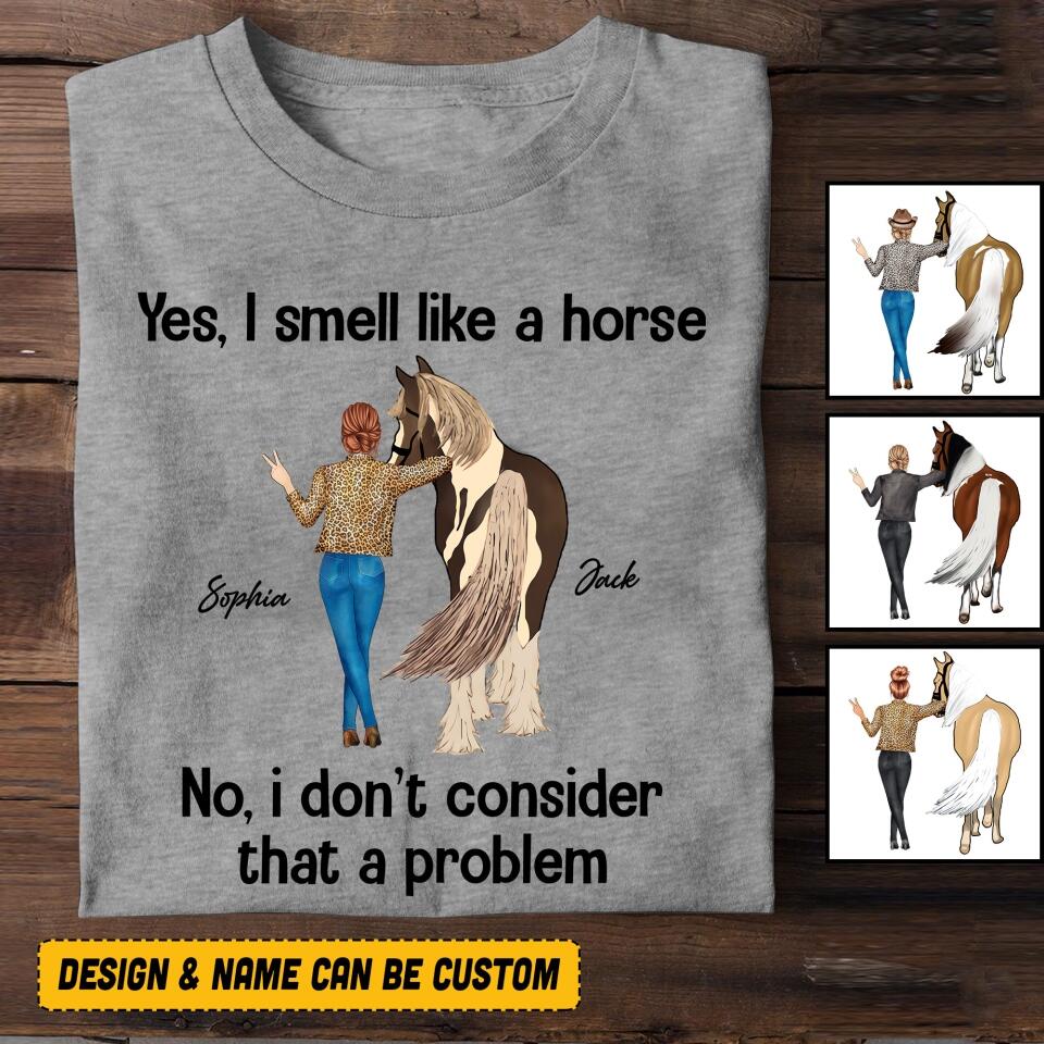 Personalized Horse Lover Tshirt Printed 22MAY-HQ06