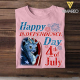 Personalized Dragon Happy Independence Day Us Flag Tshirt Printed NQDT0806