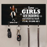 Personalized Girl Love Horse Key Holder Printed 22JUL-HY09