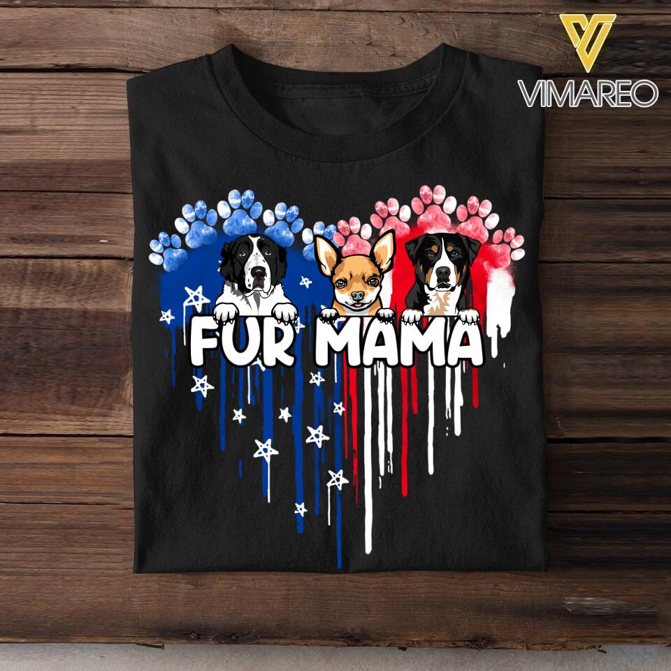 Personalized Dog Flag Independence Day Tshirt Mother's Day Gifts 22JUL-HY09