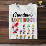 Personalized Grandma's Love Bugs Tshirt Printed 22JUL-DT10