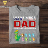 Personalized Ultra Maga Dad Kid Name Tshirt Printed QTVQ1306