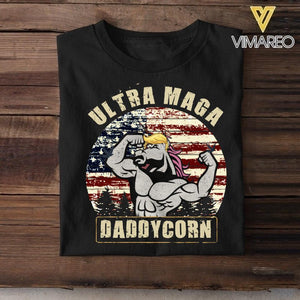 Personalized Ultra Maga Dad Daddycorn Unicorn  Tshirt Printed QTHC1306