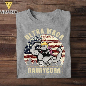 Personalized Ultra Maga Dad Daddycorn Unicorn  Tshirt Printed QTHC1306