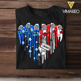 Personalized US Soldier Flag Independence Day Tshirt Printed 22JUL-HQ13