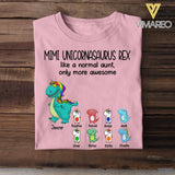 Personalized Mimi Unicornasaurus Rex Like A Normal Grandma Tshirt Mother's Day Gifts 22JUL-DT15