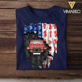 Personalized Jeep Flag Independence Day Tshirt Printed NQHQ1506