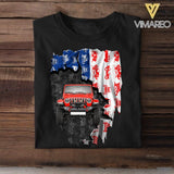 Personalized Jeep Flag Independence Day Tshirt Printed NQHQ1506