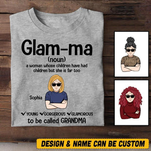 Personalized Grandma Tshirt Mother's Day Gift  Tshirt Printed NQHQ1506