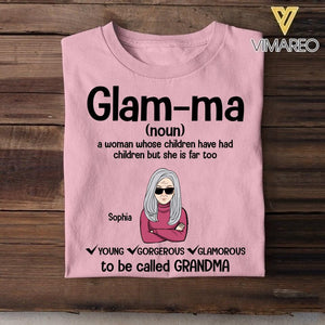 Personalized Grandma Tshirt Mother's Day Gift  Tshirt Printed NQHQ1506