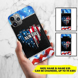 Personalized Auntie Flag Heart Independence Day Phone Case Printed 22JUL-HC16