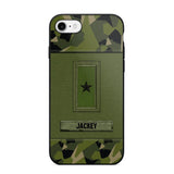 Personalized Swedish Soldier/Veterans Phone Case Printed 22JUL-DT16