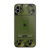 Personalized Swedish Soldier/Veterans Phone Case Printed 22JUL-DT16