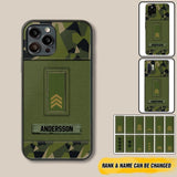 Personalized Swedish Soldier/Veterans Phone Case Printed 22JUL-DT16