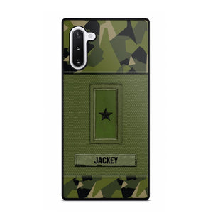 Personalized Swedish Soldier/Veterans Phone Case Printed 22JUL-DT16