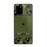 Personalized Swedish Soldier/Veterans Phone Case Printed 22JUL-DT16