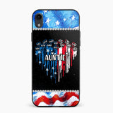 Personalized Auntie Flag Heart Independence Day Phone Case Printed 22JUL-HC16