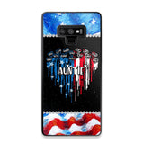 Personalized Auntie Flag Heart Independence Day Phone Case Printed 22JUL-HC16