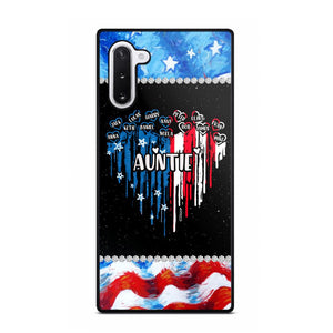 Personalized Auntie Flag Heart Independence Day Phone Case Printed 22JUL-HC16