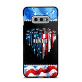 Personalized Auntie Flag Heart Independence Day Phone Case Printed 22JUL-HC16