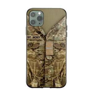 Personalized Danish Army/Soldier Phone Case Printed 22JUL-HQ05