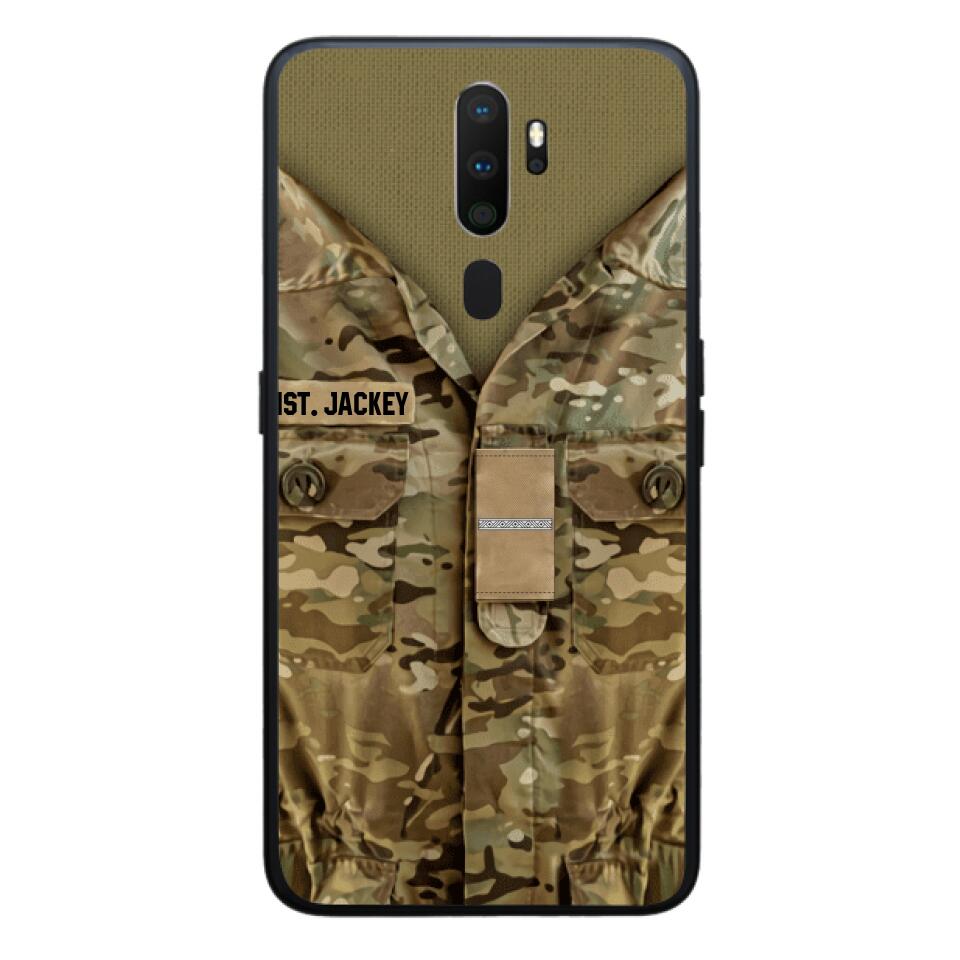 Personalized Danish Army/Soldier Phone Case Printed 22JUL-HQ05