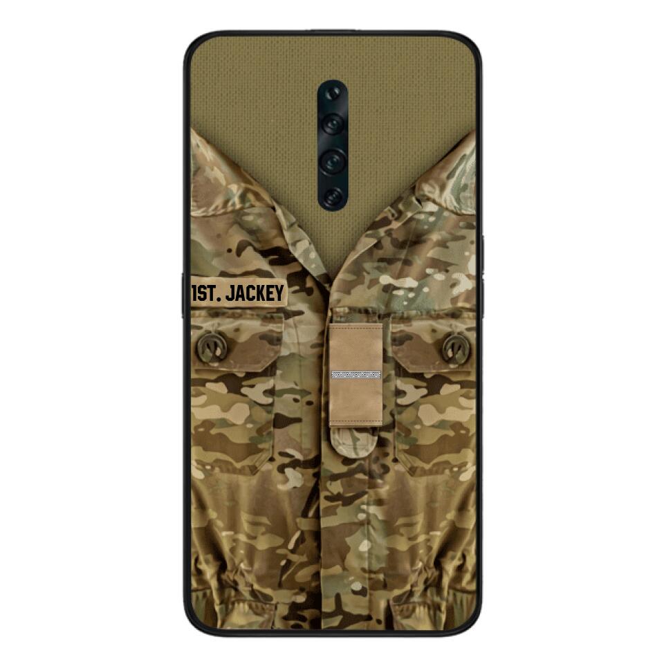 Personalized Danish Army/Soldier Phone Case Printed 22JUL-HQ05