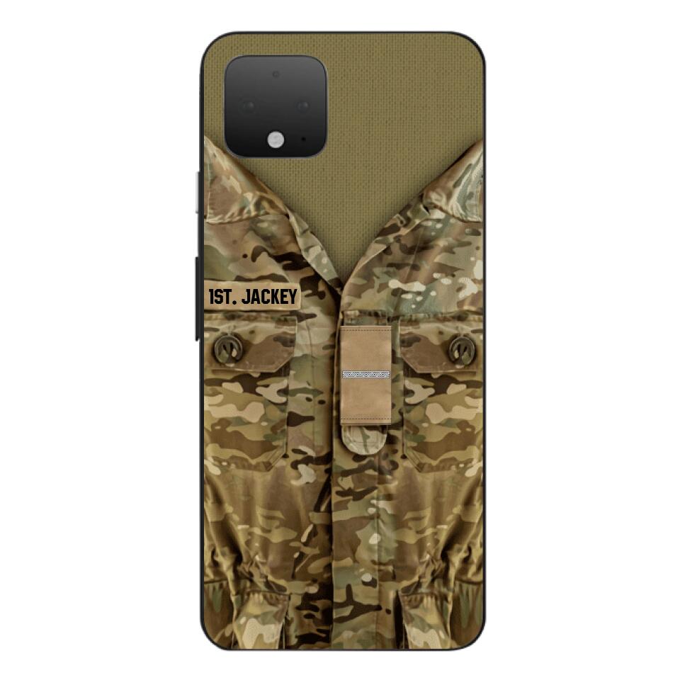 Personalized Danish Army/Soldier Phone Case Printed 22JUL-HQ05