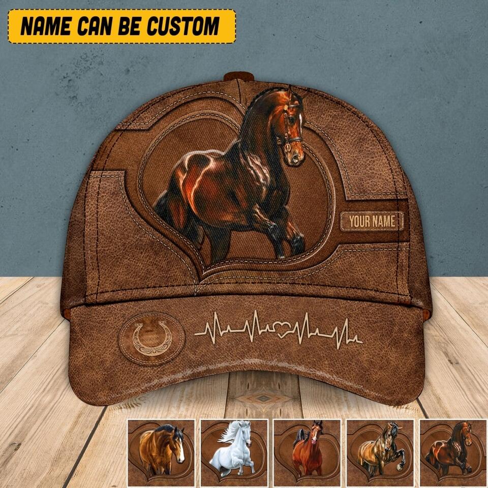 Personalized Love Horse Cap Printed 22JUL-HQ18