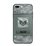 Personalized U.S Soldier/Veterans Camo Phone Case Printed 22JUL-DT18