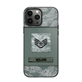 Personalized U.S Soldier/Veterans Camo Phone Case Printed 22JUL-DT18