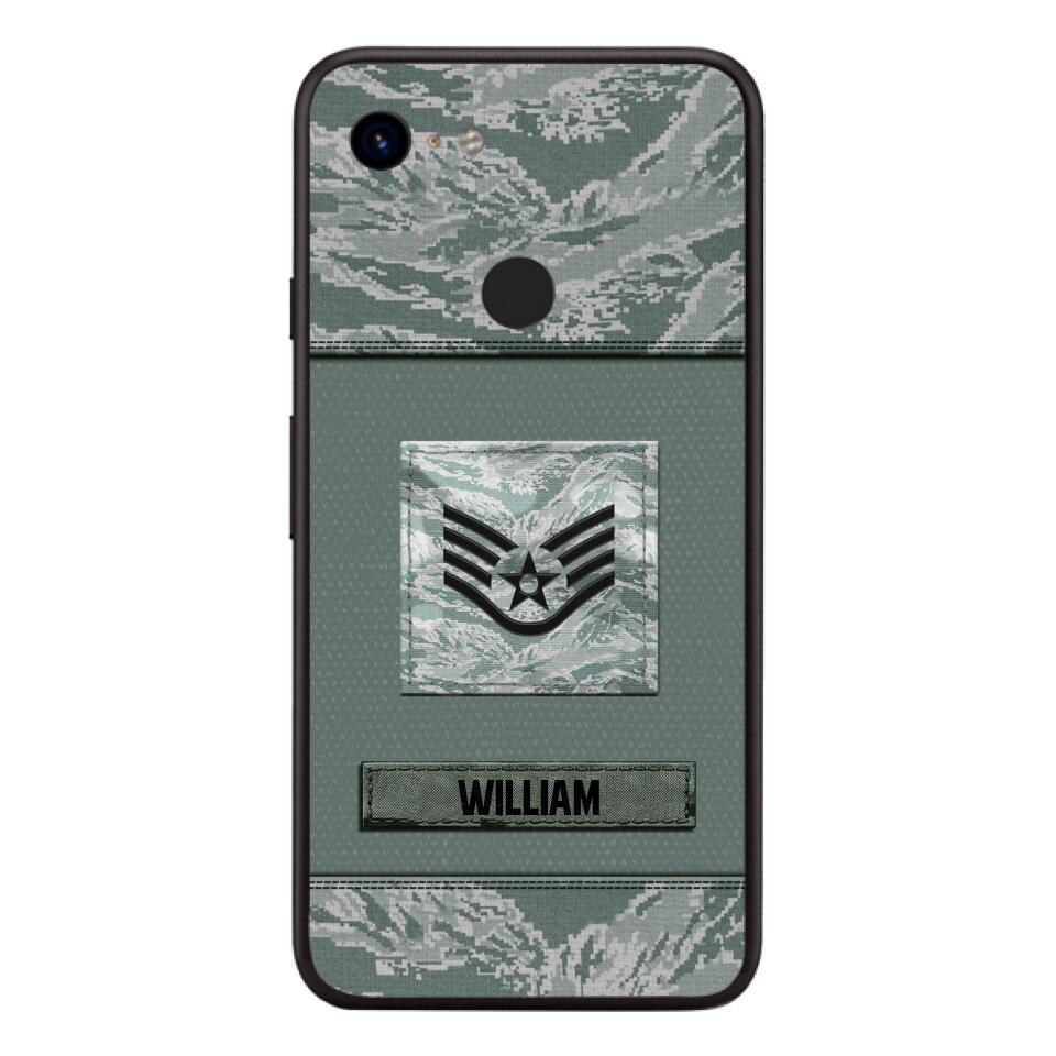 Personalized U.S Soldier/Veterans Camo Phone Case Printed 22JUL-DT18