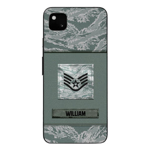 Personalized U.S Soldier/Veterans Camo Phone Case Printed 22JUL-DT18