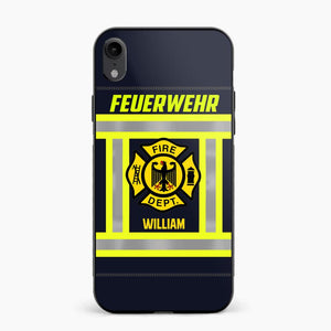 Personalized German Firefighter Phone Case Printed 22JUL-HC18