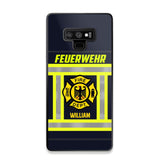 Personalized German Firefighter Phone Case Printed 22JUL-HC18