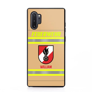 Personalized Austrian Firefighter Phone Case Printed 22JUL-HC18