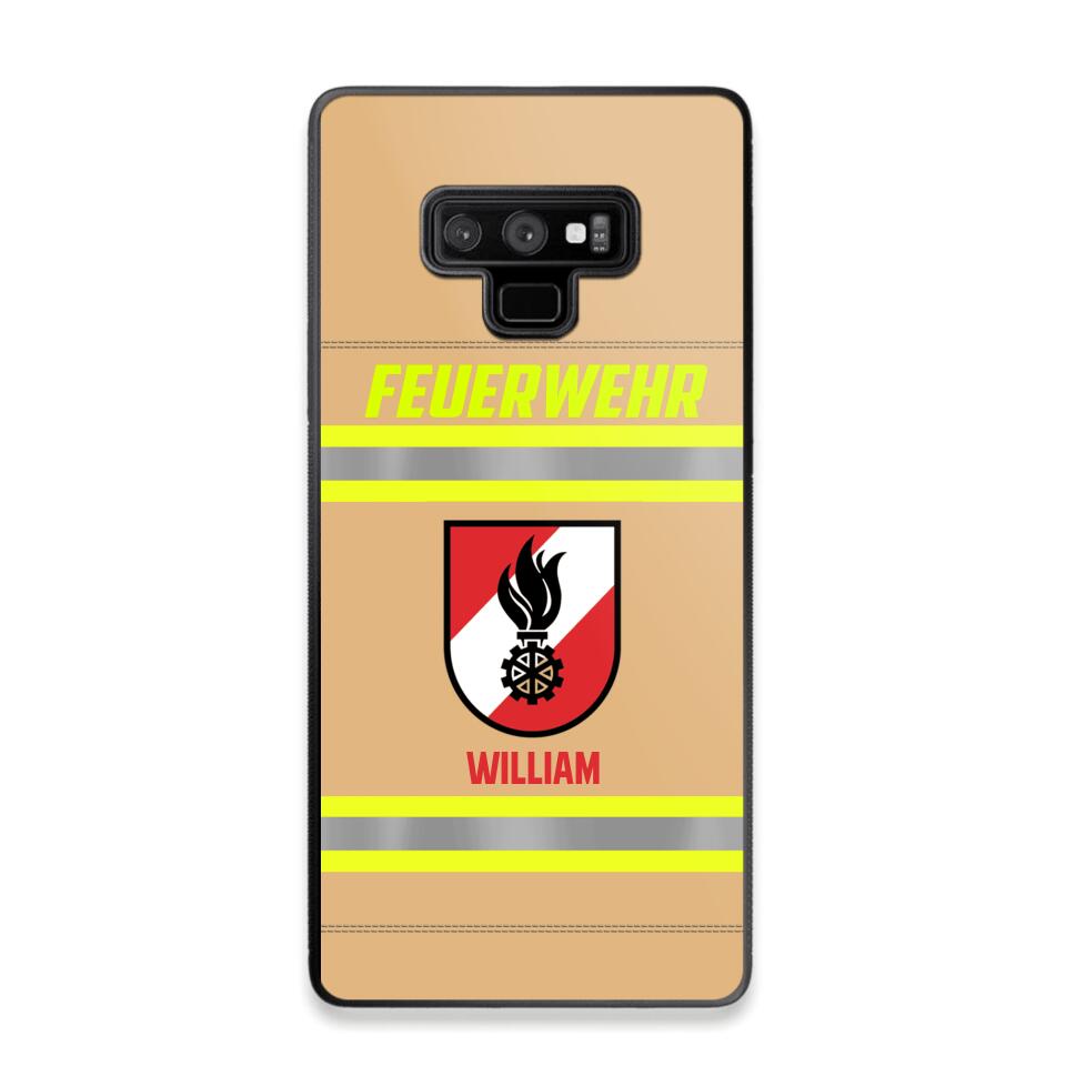 Personalized Austrian Firefighter Phone Case Printed 22JUL-HC18