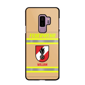 Personalized Austrian Firefighter Phone Case Printed 22JUL-HC18