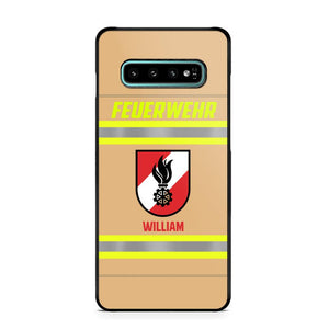 Personalized Austrian Firefighter Phone Case Printed 22JUL-HC18