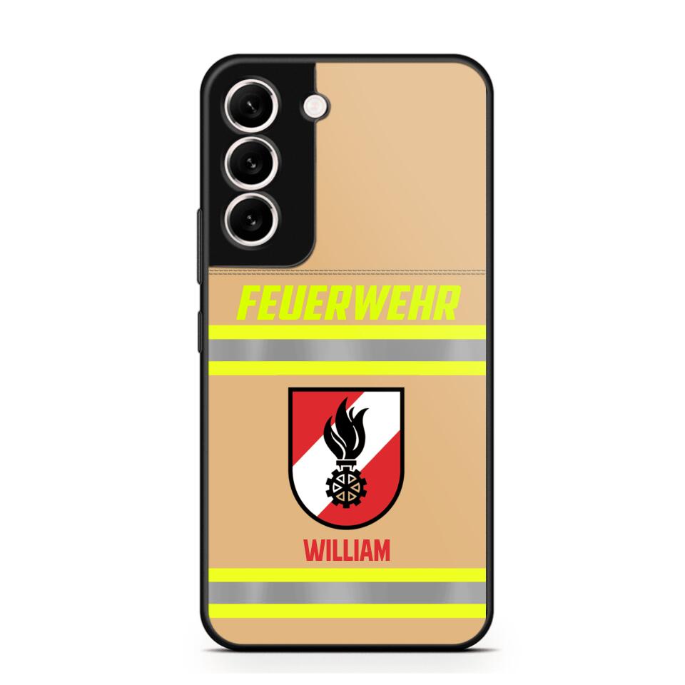 Personalized Austrian Firefighter Phone Case Printed 22JUL-HC18