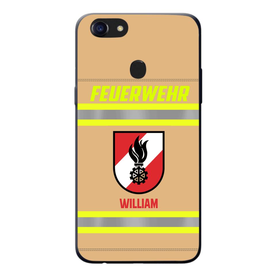 Personalized Austrian Firefighter Phone Case Printed 22JUL-HC18