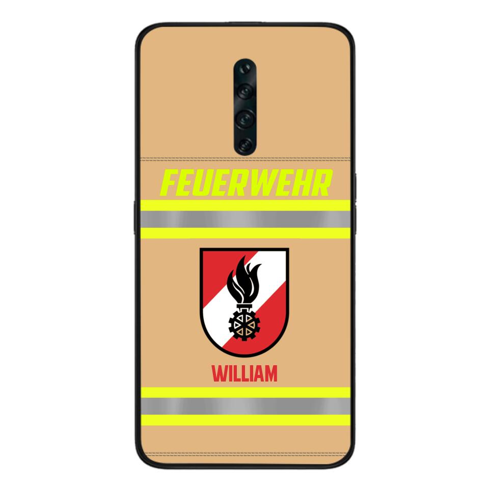 Personalized Austrian Firefighter Phone Case Printed 22JUL-HC18