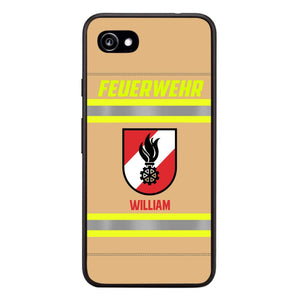 Personalized Austrian Firefighter Phone Case Printed 22JUL-HC18