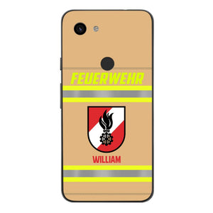 Personalized Austrian Firefighter Phone Case Printed 22JUL-HC18