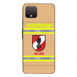 Personalized Austrian Firefighter Phone Case Printed 22JUL-HC18