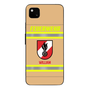 Personalized Austrian Firefighter Phone Case Printed 22JUL-HC18