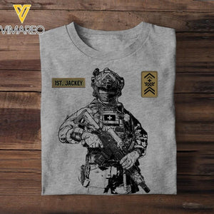 Personalized Swiss Soldier/Veterans Tshirt Printed 22JUL-HQ18