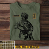 Personalized Swiss Soldier/Veterans Tshirt Printed 22JUL-HQ18